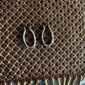 Gold hoop earrings